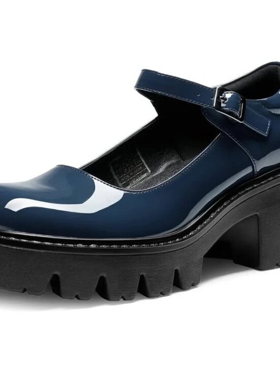 Shoes - 🆕Women's Mary Janes Shoes for Women, Platform Dress Low Heel Chunky Pumps